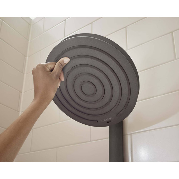 Душевая стойка с термостатом Hansgrohe Pulsify S Showerpipe 260 2jet 24240670, черный матовый - 3 Душевая стойка с термостатом Hansgrohe Pulsify S Showerpipe 260 2jet 24240670, черный матовый фото 3