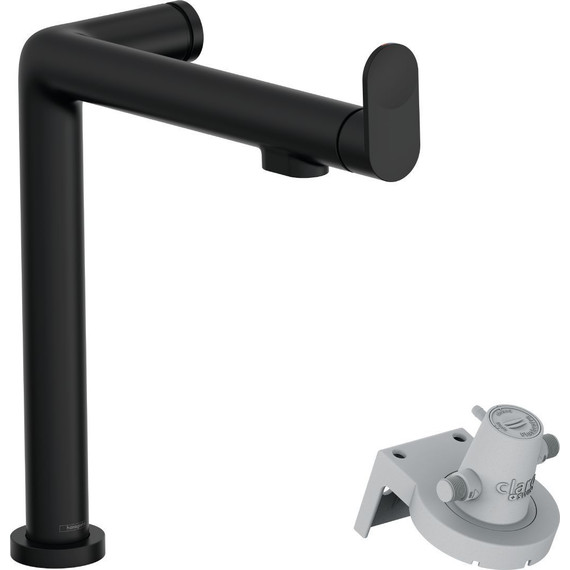 Смеситель для кухни Hansgrohe Aqittura M91 FilterSystem 240 76804670, черный матовый фото 
