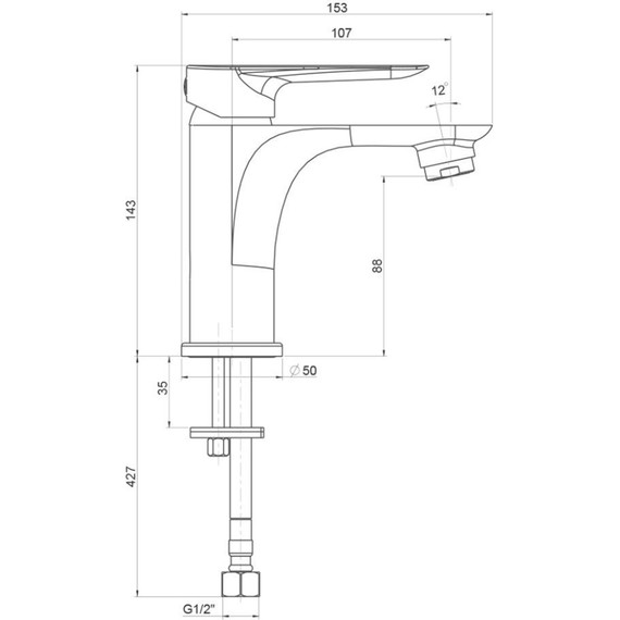 Набор смесителей 3 в 1 для ванны с коротким изливом Paini Garda 76CRSET3 фото 7