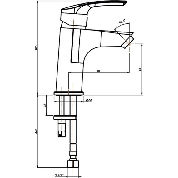 Набор смесителей 3 в 1 для ванны с коротким изливом Paini Atomix D1CRSET4 фото 7