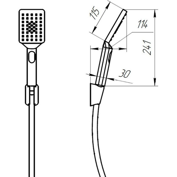 Набор смесителей 3 в 1 для ванны с коротким изливом Paini Atomix D1CRSET4 фото 9