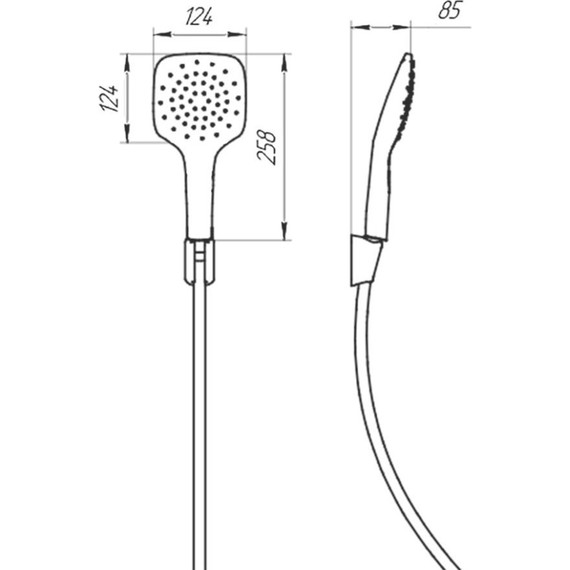 Набор смесителей 3 в 1 для ванны с коротким изливом Paini Messina MECRSET3 фото 6
