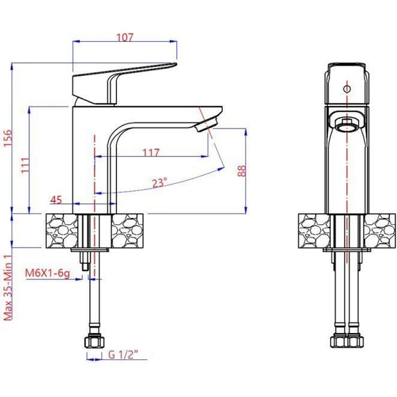 Набор смесителей 3 в 1 для ванны с коротким изливом Paini Viva Style P4CRSET3 - 7 Набор смесителей 3 в 1 для ванны с коротким изливом Paini Viva Style P4CRSET3 фото 7