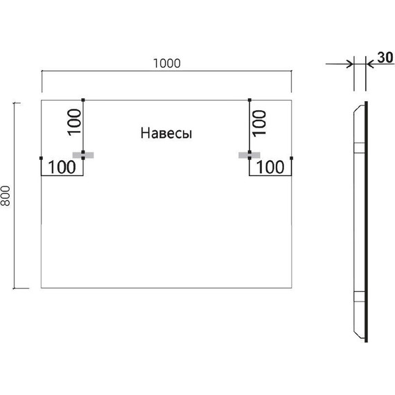 Зеркало Vincea Led 100 см VLM-3VN100-2 - 5 Зеркало Vincea Led 100 см VLM-3VN100-2 фото 5