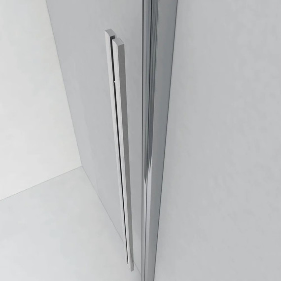 Душевое ограждение Ambassador Intense 150x110 см 110021104IX-110IX (стекло 8 мм) хром/прозрачное фото 4