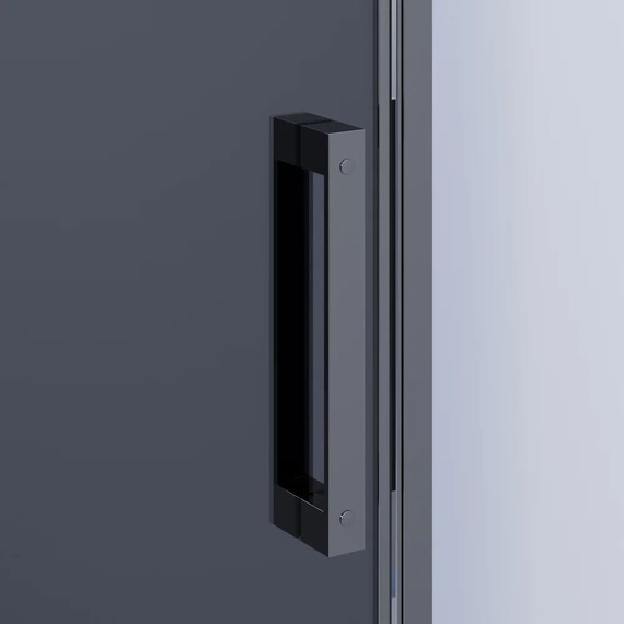 Душевое ограждение Ambassador Benefit 150x90 см 19022204HBB-90HBB (стекло 8 мм) чёрный/тонированное фото 6