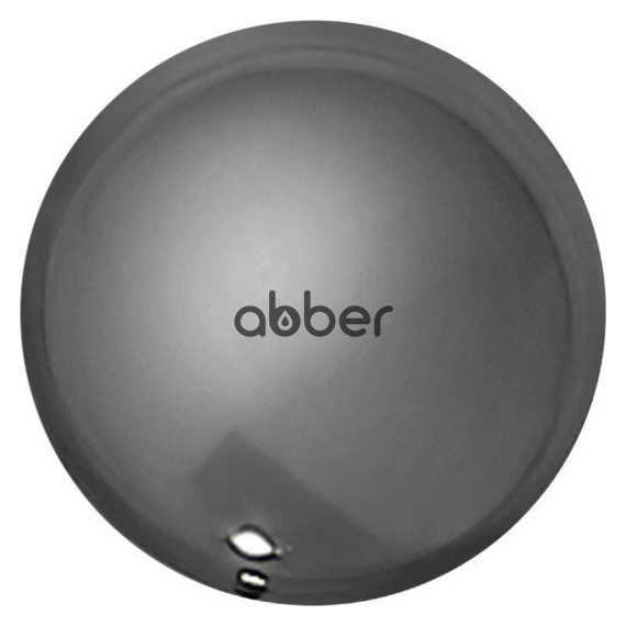 Декоративная крышка на слив для раковины Abber AC0014GS, серебро фото 