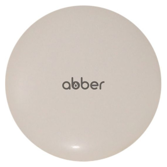 Декоративная крышка на слив для раковины Abber AC0014MBE, бежевый матовый фото 