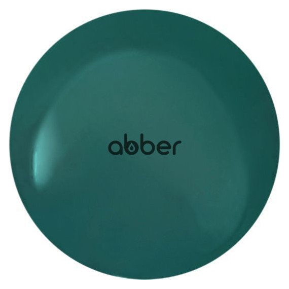 Декоративная крышка на слив для раковины Abber AC0014MBG, тёмно-зелёный фото 