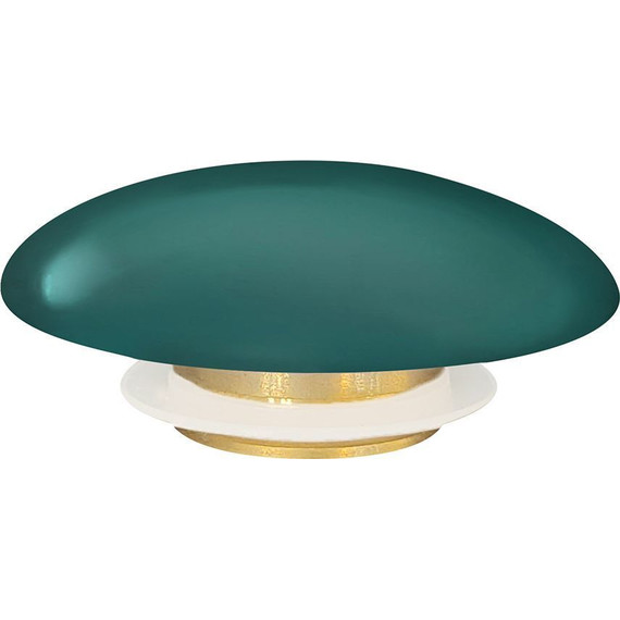 Декоративная крышка на слив для раковины Abber AC0014MBG, тёмно-зелёный фото 2