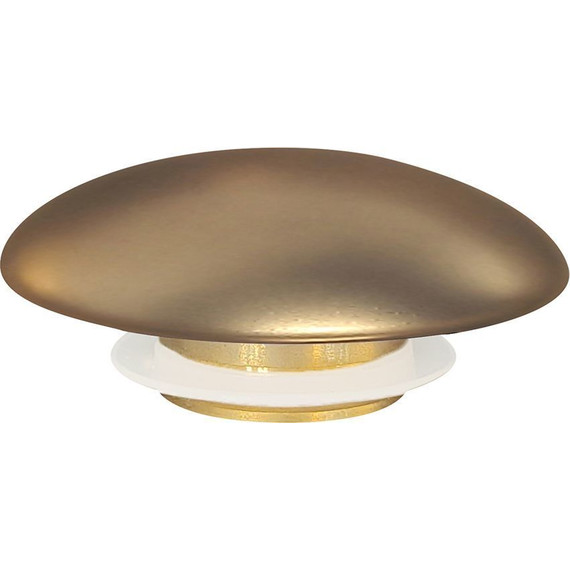 Декоративная крышка на слив для раковины Abber AC0014MMG, золото матовое фото 2