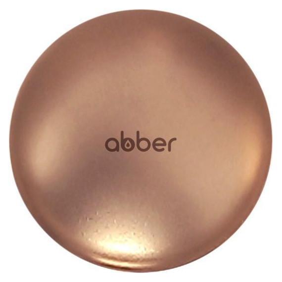 Декоративная крышка на слив для раковины Abber AC0014MRG, розовое золото матовое фото 