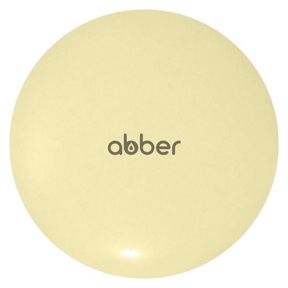 Декоративная крышка на слив для раковины Abber AC0014MY, желтый матовый фото 