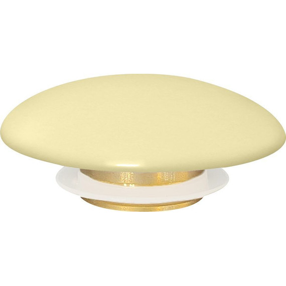 Декоративная крышка на слив для раковины Abber AC0014MY, желтый матовый фото 2