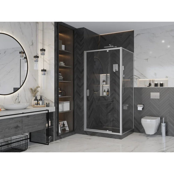 Душевое ограждение Ambassador Elysium 100x90 см 111021104KX-90KX, хром/прозрачное фото 3