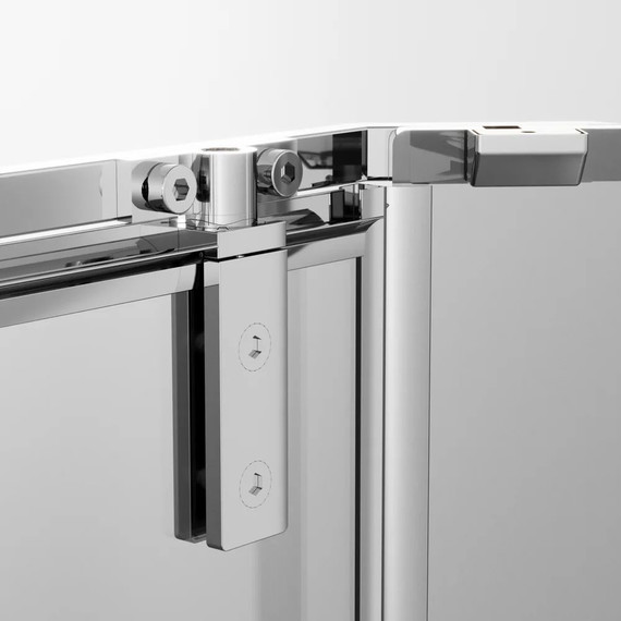 Душевое ограждение Ambassador Ritz 90 см 112011102 (стекло 8 мм) хром/прозрачное фото 5