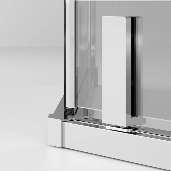 Душевое ограждение Ambassador Ritz 90 см 112011102 (стекло 8 мм) хром/прозрачное фото 8