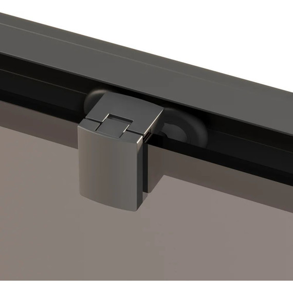 Душевая дверь Ambassador Forsa 110 см 17021217AB, чёрный/прозрачное - 3 Душевая дверь Ambassador Forsa 110 см 17021217AB, чёрный/прозрачное фото 3