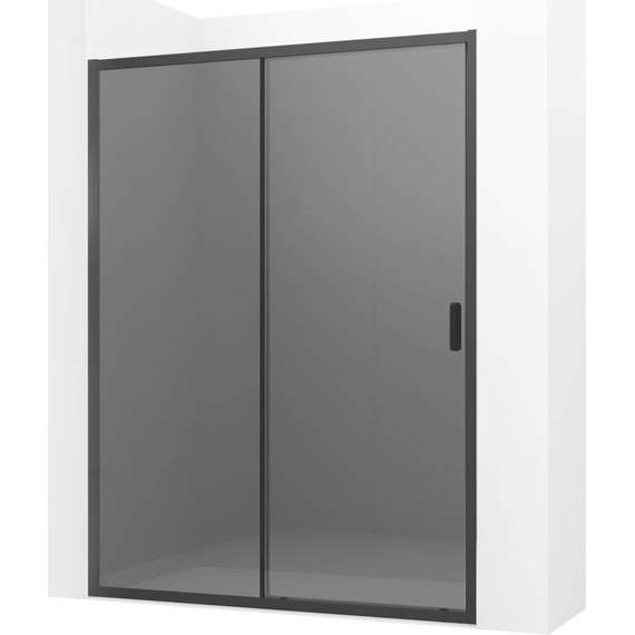 Душевая дверь Ambassador Forsa 130 см 17022219ABB, чёрный/тонированное фото 