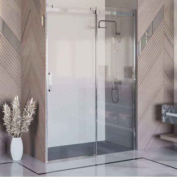 Душевая дверь Ambassador Benefit 140 см 19021103HX (стекло 8 мм) хром/прозрачное - 2 Душевая дверь Ambassador Benefit 140 см 19021103HX (стекло 8 мм) хром/прозрачное фото 2