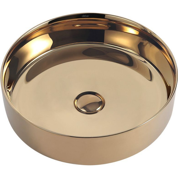 Раковина-чаша Abber Bequem 40 см AC2109GG, золото фото 3