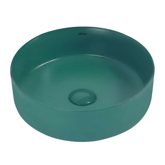 Раковина-чаша Abber Bequem 36 см AC2108MBG, темно-зеленый матовый фото 