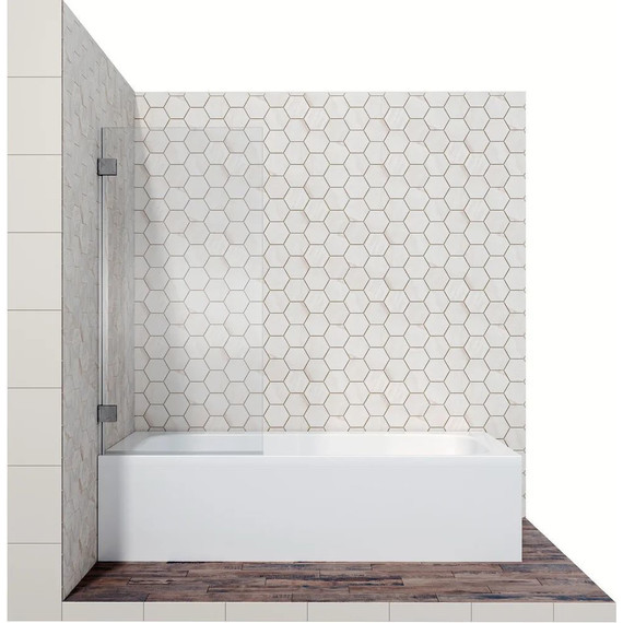 Шторка для ванны Ambassador Bath Screens 700х1400 мм 16041101, хром/прозрачное фото 