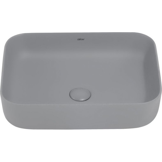 Раковина-чаша Abber Rechteck 50 см AC2202MG, серый матовый фото 3