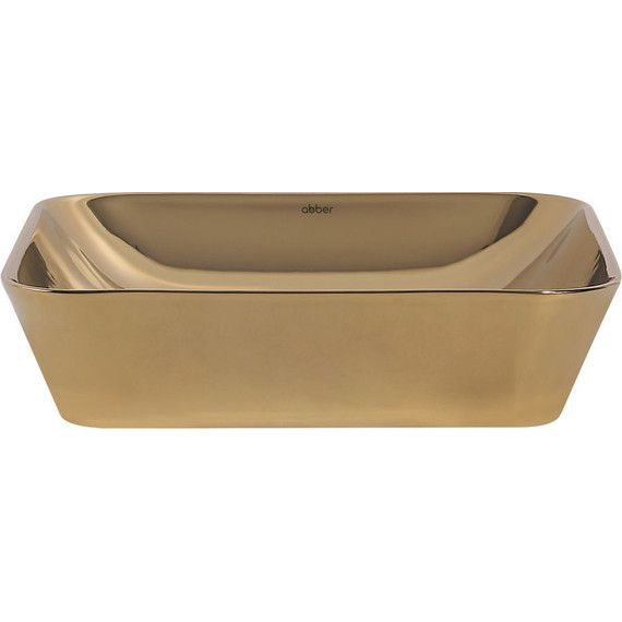 Раковина-чаша Abber Rechteck 43 см AC2205GG, золото фото 2