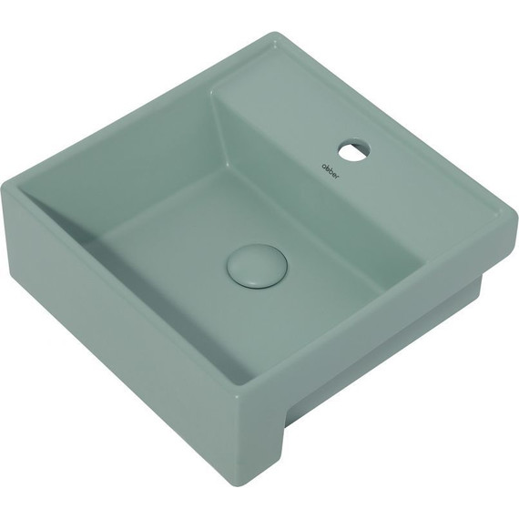 Раковина-чаша Abber Rechteck 41 см AC2208MCG, светло-зеленый матовый фото 2