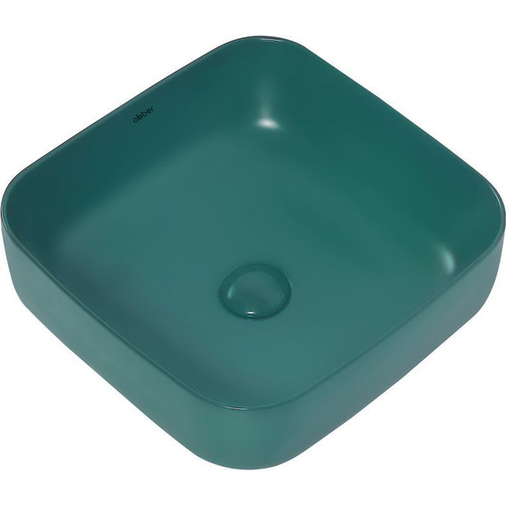 Раковина-чаша Abber Rechteck 38 см AC2211MBG, темно-зеленый матовый фото 2