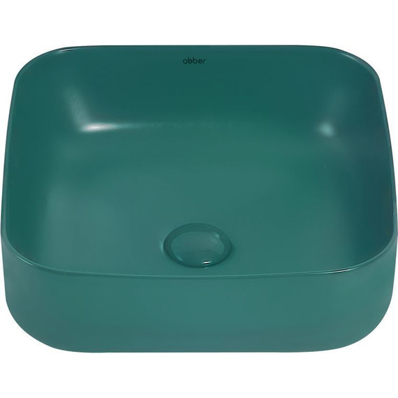 Раковина-чаша Abber Rechteck 38 см AC2211MBG, темно-зеленый матовый фото 3