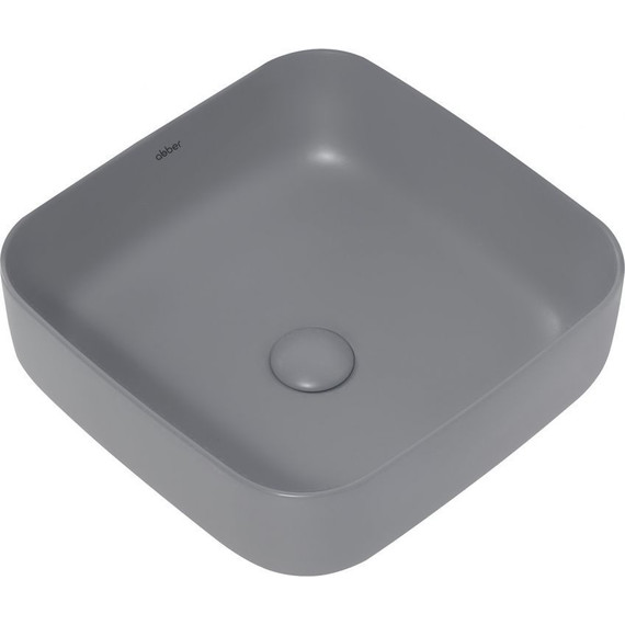 Раковина-чаша Abber Rechteck 38 см AC2211MG, серый матовый фото 2