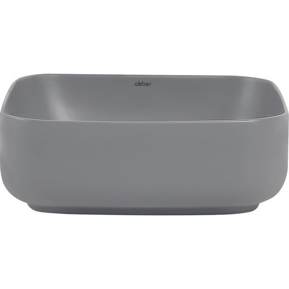 Раковина-чаша Abber Rechteck 38 см AC2211MG, серый матовый фото 3