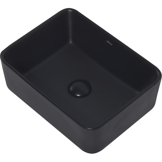 Раковина-чаша Abber Rechteck 48 см AC2213MB, черный матовый фото 4
