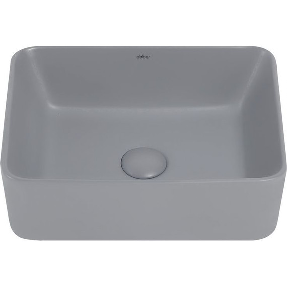 Раковина-чаша Abber Rechteck 48 см AC2213MG, серый матовый фото 2