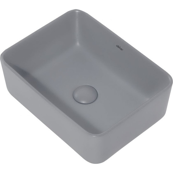 Раковина-чаша Abber Rechteck 48 см AC2213MG, серый матовый фото 4