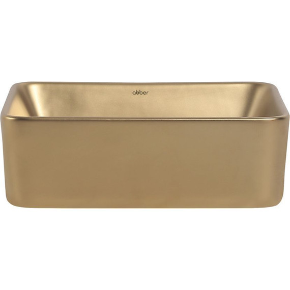 Раковина-чаша Abber Rechteck 48 см AC2213MMG, золото матовое фото 3
