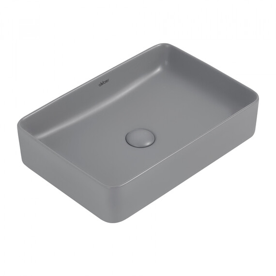 Раковина-чаша Abber Rechteck 51 см AC2207MG, серый матовый фото 