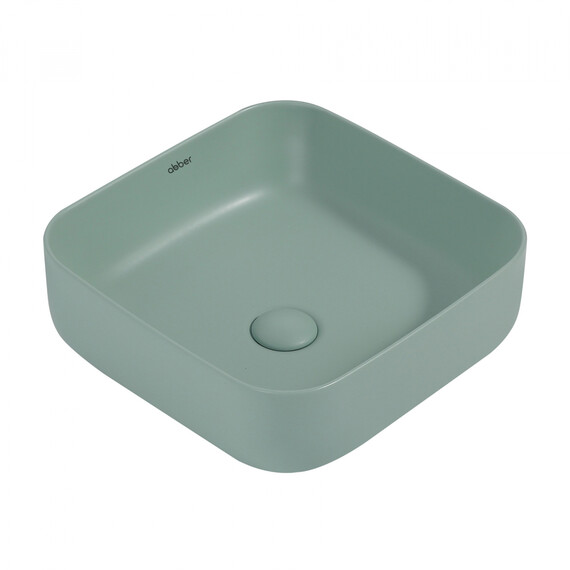 Раковина-чаша Abber Rechteck 38 см AC2211MCG, светло-зеленый матовый фото 