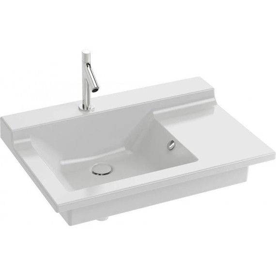 Тумба подвесная с раковиной Jacob Delafon Rythmik 80 см EB1333-E10, квебекский дуб - 2 Тумба подвесная с раковиной Jacob Delafon Rythmik 80 см EB1333-E10, квебекский дуб фото 2