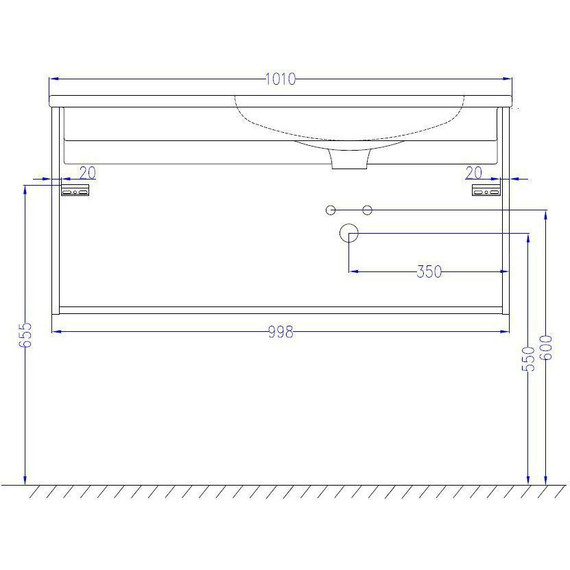 Тумба подвесная с раковиной Jacob Delafon Madeleine 100 см R EB2055-J52, черный глянцевый фото 8