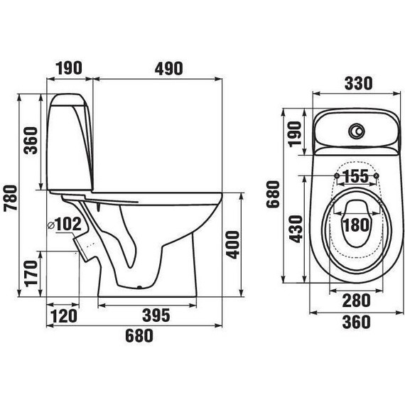 Унитаз напольный Jika Vega 2451.4.000.242.1 фото 3