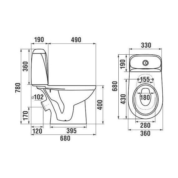 Унитаз напольный Jika Vega 2451.4.000.242.1 фото 5