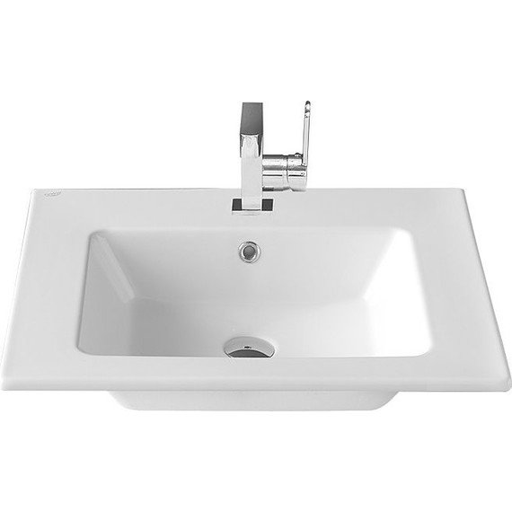 Тумба подвесная с раковиной Opadiris Луиджи 70 см, белый матовый (раковина Ibiza 70, цвет белый) фото 2