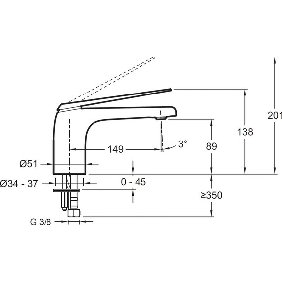 Смеситель для раковины Jacob Delafon Avid E97345-ND-CP фото 4