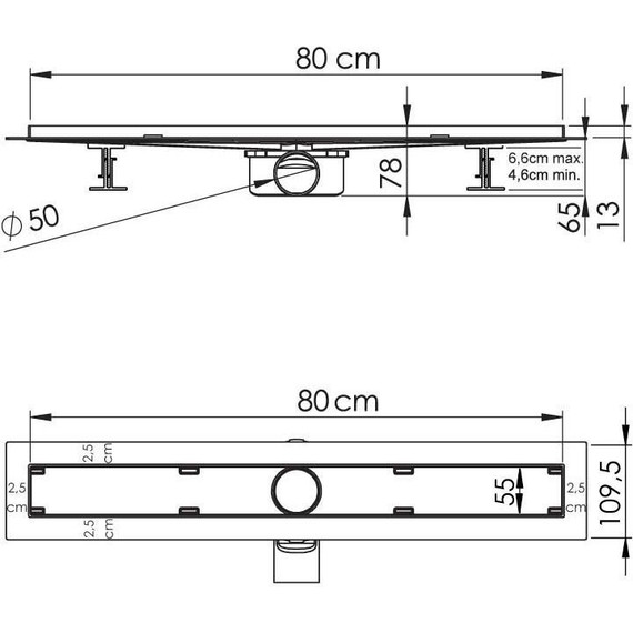Трап Vincea Say Almira-S 80 см SAY.602.80.S.U, Цвет производителя: хром, Размер трапа: 800 - 5 Трап Vincea Say Almira-S 80 см SAY.602.80.S.U, Цвет производителя: хром, Размер трапа: 800 фото 5