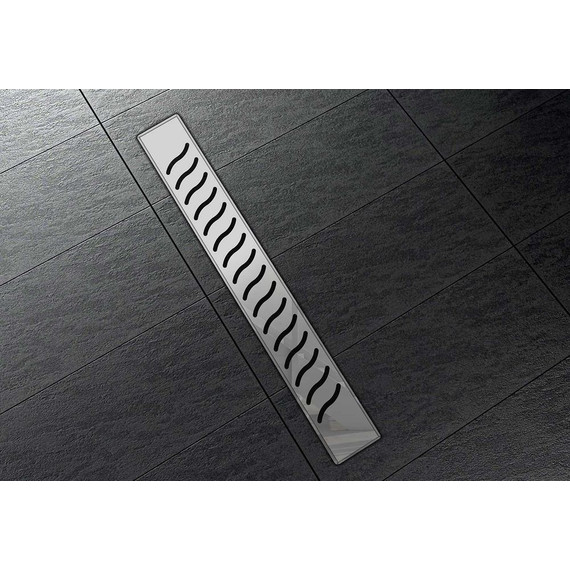 Трап Vincea Say Almira Jasmin Bukle 60 см SAY.605.60.P.BUKLE, хром, Цвет производителя: хром, Размер трапа: 600 фото 2