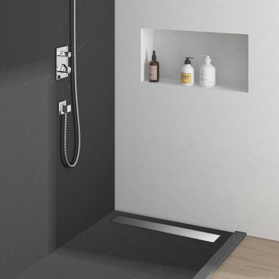 Трап Vincea Say Optima Duz 80 см SAY.601.80.P.DUZ, хром - 2 Трап Vincea Say Optima Duz 80 см SAY.601.80.P.DUZ, хром фото 2