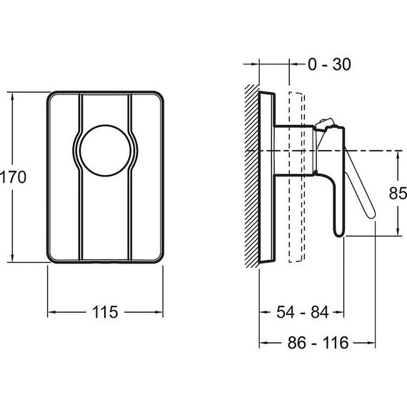 Смеситель для душа Jacob Delafon Singulier E98708-CP фото 2